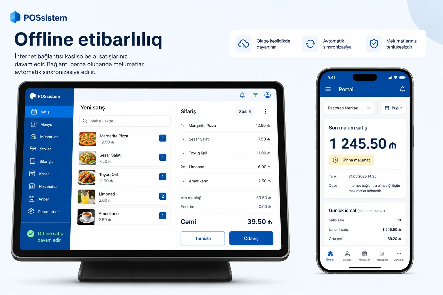 possistem offline etibarlılıq